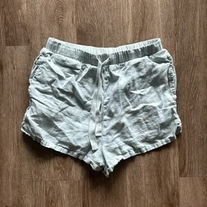 Cloth & Stone Linen 2" Shorts Light Mint Size Small